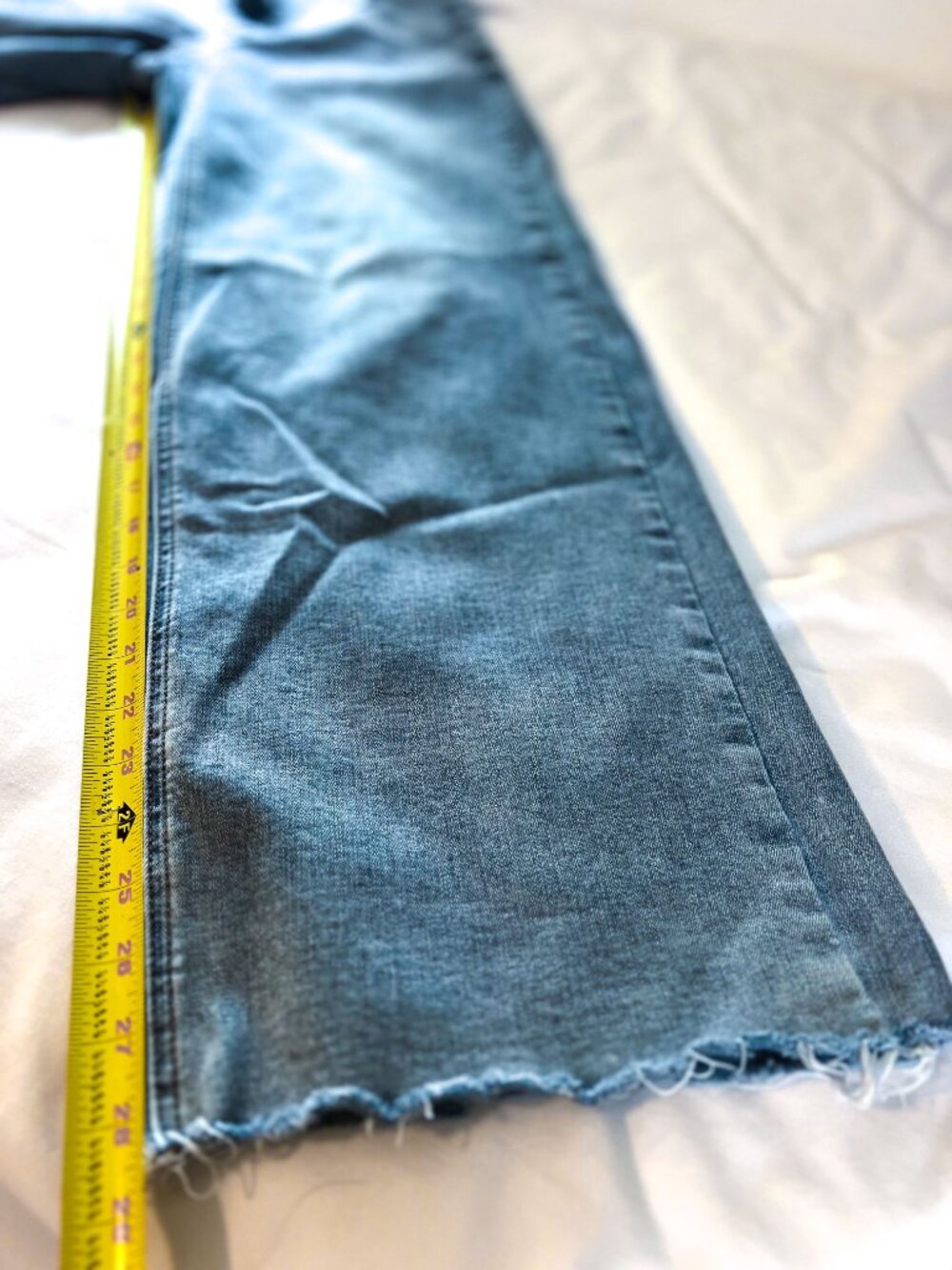 OAT New York Light Wash High Rise Wide Leg Jean for Women - Size 28 Boho - Picture 8 of 11